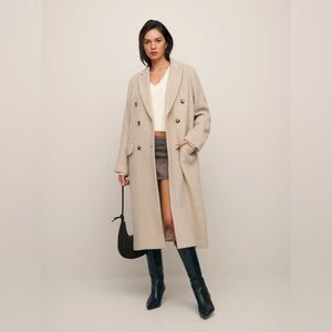 Reformation Paley Double Breasted Coat